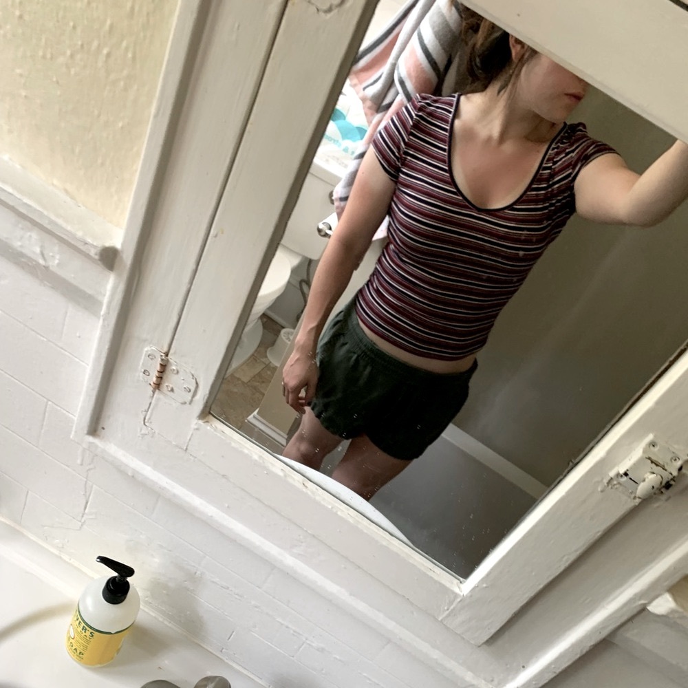 striped top